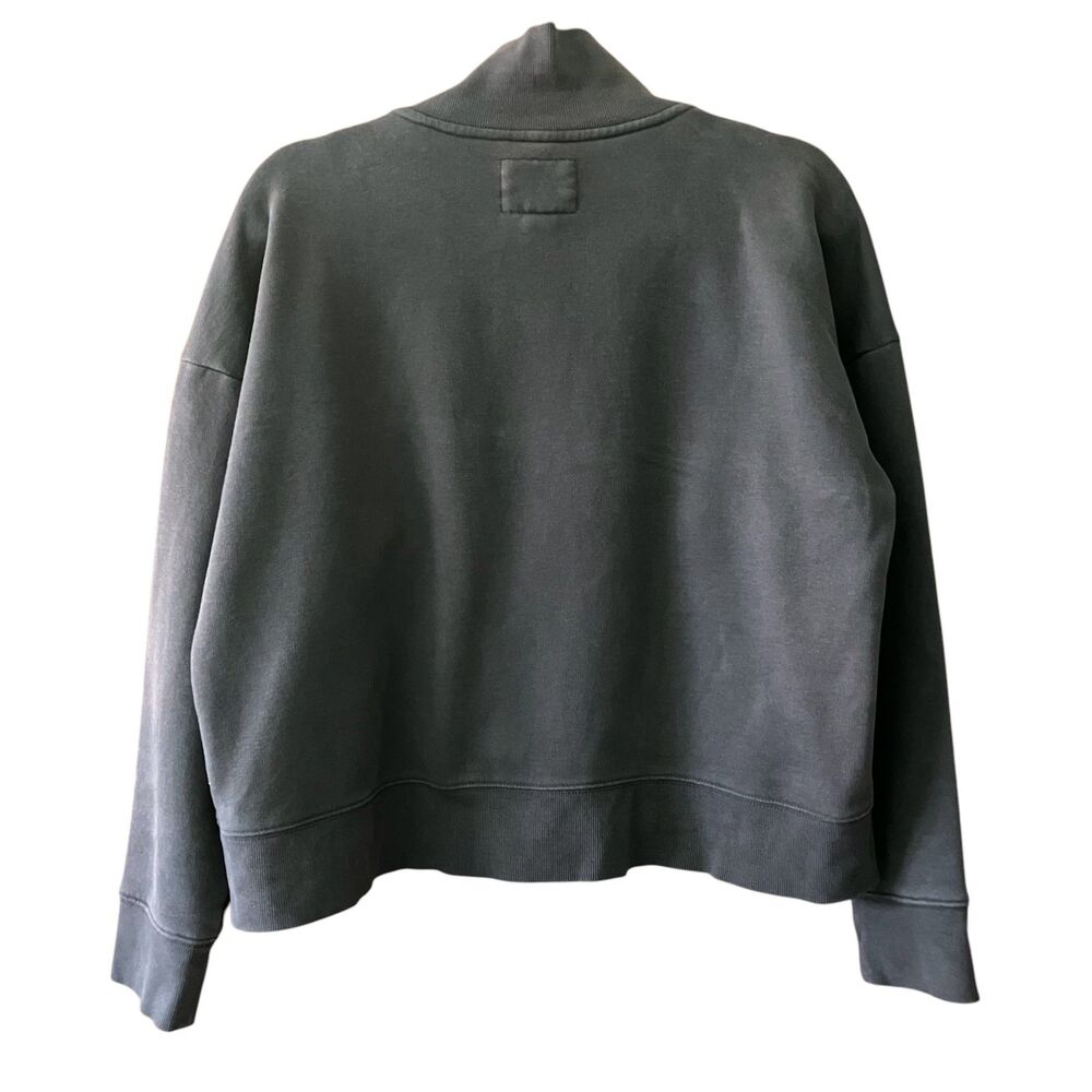 Upwest high neck zip up fleece lined sweat jacket - Picture 2 of 10
